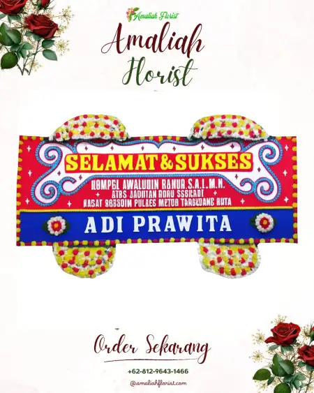 Papan Bunga Ucapan Selamat Pagerkidul